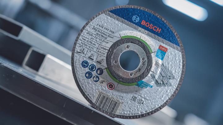 Actual product image Bosch Professional Zubehör PRO Stainless Steel and Metal 3-in-1 Disc, 115 x 2.5 x 22.23 mm