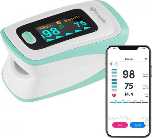 Produktbild Truelife Pulsoksymetr oksimetras X5 BT – Pulsoksymetr su Bluetooth