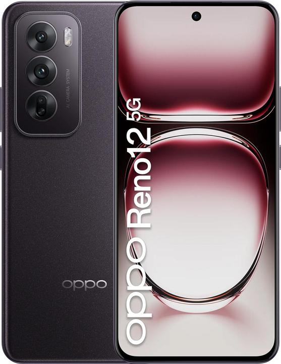 TIM OPPO Reno12 5G (256 GB, Mat Brown, 6.70", Dual SIM, 50 Mpx, 5G)
