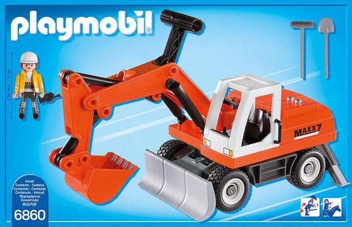 Actual product image Playmobil Shovel excavator with dozer blade (6860)