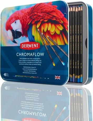 Image du produit Derwent Crayons de couleur Chromaflow, multicolores, 3,5 mm, 48 pièces (Multicolore, 48 x)