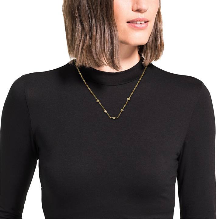 Image du produit Amor Ensembles pour femmes, argent sterling 925 plaqué or, zirconium étoile (Argent 925)