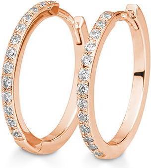 Actual product image Breuning Creoles - BRILL. 0,26 Ct. H/si (750/18 K Gold)
