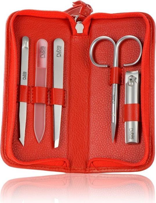 Rubis Rotes Etui mit Reissverschluss mit Reissverschluss