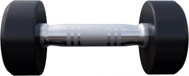 Actual product image Gorilla Sports Round dumbbells (1 x 5 kg)