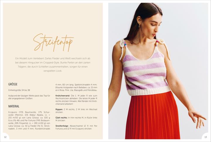 Actual product image Süsse Sommer-Tops stricken (German, 2023)