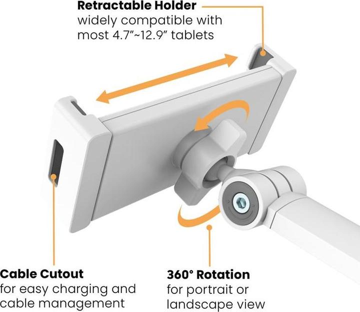 Actual product image Value Universal tablet table stand