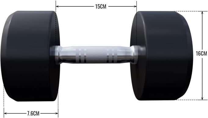 Immagine prodotto Gorilla Sports Manubri rotondi (1 x 15 kg)