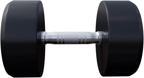 Actual product image Gorilla Sports Round dumbbells (1 x 25 kg)
