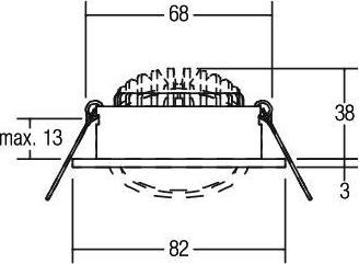 Image du produit Brumberg 39361084 Spot encastré à LED 7W (770 lm)