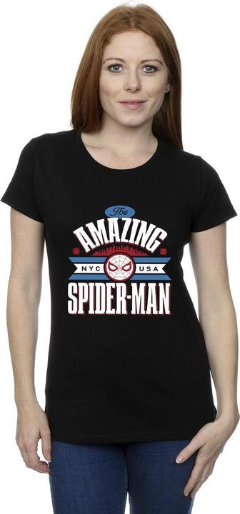Image du produit - T-shirt SPIDER-MAN NYC AMAZING - Femme (XL)