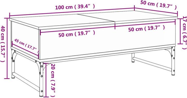 Actual product image VidaXL Kody (100 x 50 x 40 cm)