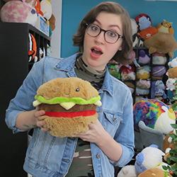 Actual product image Squishable Hamburger 18cm
