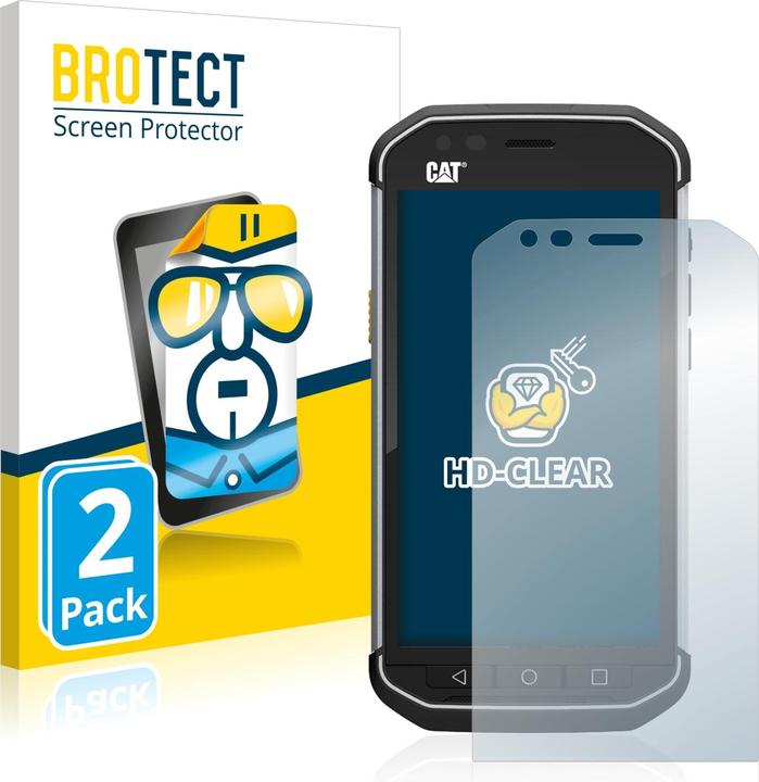 Produktbild BROTECT Schutzfolie Displayschutz Displayschutzfolie Folie Klar Transparent (2 Stück, Cat S40)