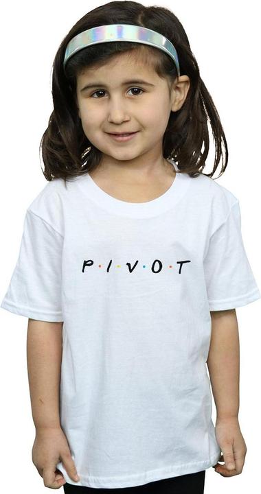 Actual product image Friends Girls Pivot Logo Cotton T-Shirt (152, 158)