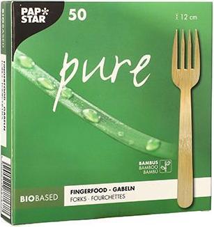 Produktbild Papstar Fingerfood - Gabeln "pure" (50 x)