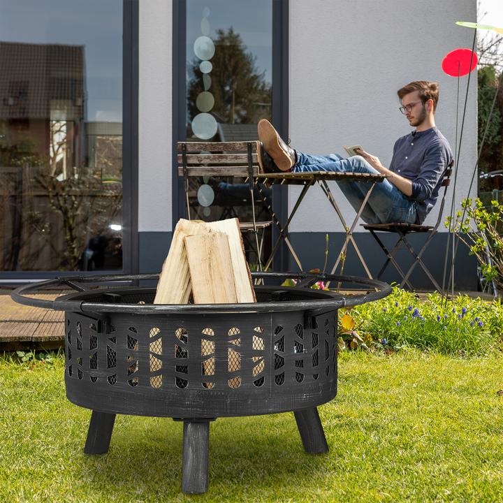 Immagine prodotto Relaxdays Braciere da-esterno (75 cm)