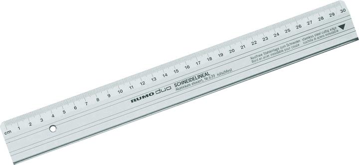 Rumold Cutting Ruler 100 cm white (1000 mm)