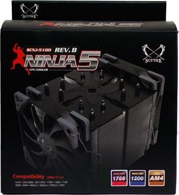 Actual product image Scythe Ninja 5 Rev. B SCNJ-5100 SCNJ-5100 (155 mm)