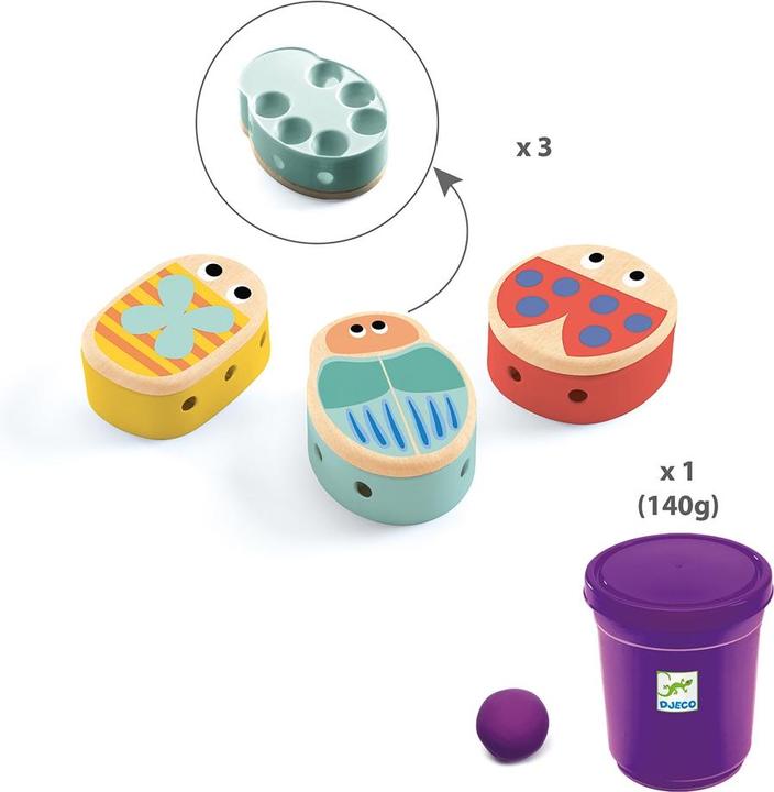 Produktbild Djeco Meine Spielknete Insekten