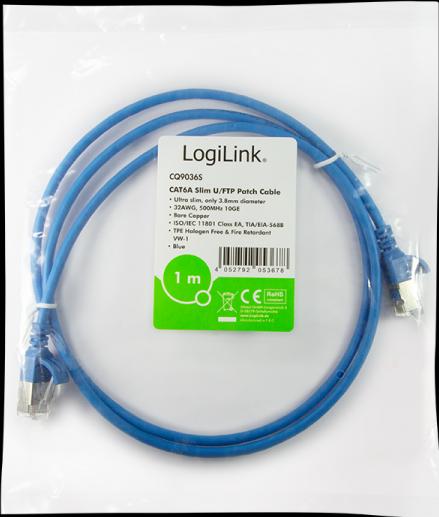 Actual product image LogiLink Network cable (STP, CAT6a, 2 m)