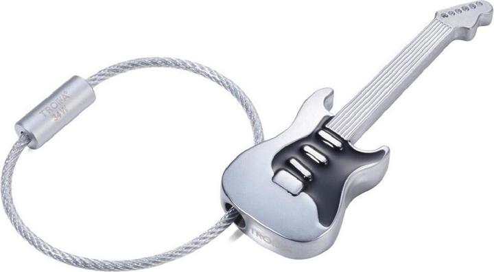 Image du produit Troika STRAT AM RING Porte-clés guitare, gris mat/noir