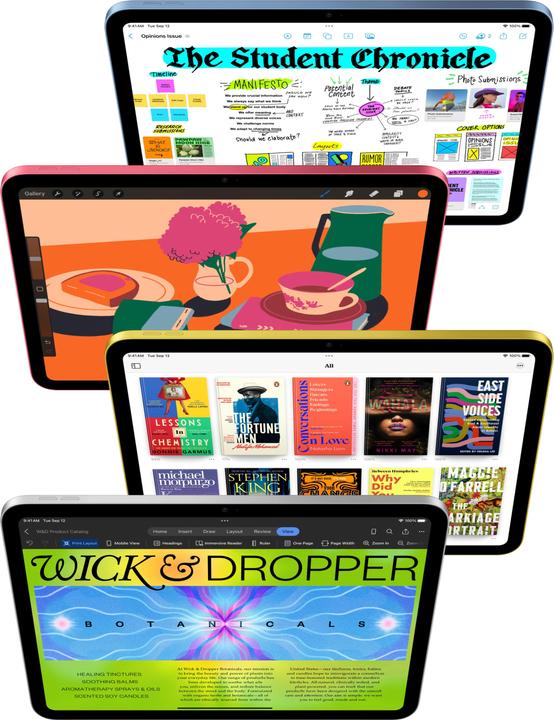 Actual product image Apple iPad 2022 (10th Gen) (WLAN only, 10.90", 64 GB, Pink)