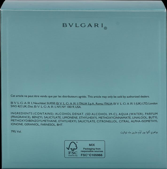 Image du produit Bulgari Aqva Navy (Eau de toilette, 100 ml)