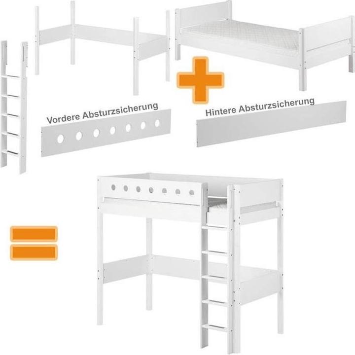Image du produit Flexa Échelle verticale et châssis de montant pour lit surélevé