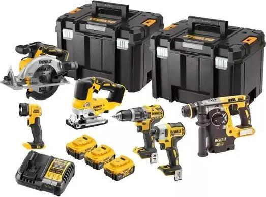 Actual product image DeWalt 18V DCK690P3T COMBO KIT (DCD796 + DCF887 + DCS565 + DCH273 + DCS334 + DCL040) 3x5 0Ah 2x TST