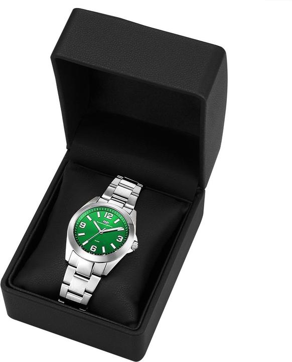 Actual product image Ladies Quartz Watch Majestia Stainless Steel Silver - 32438 (Analogue wristwatch, 37.50 mm)