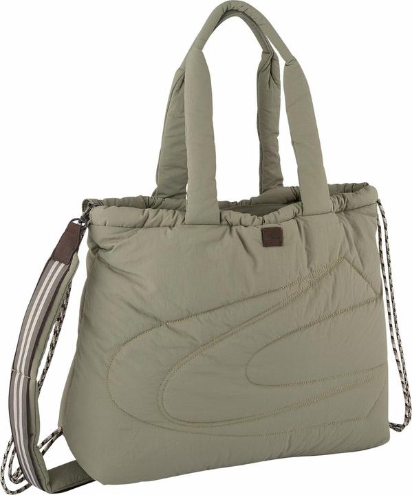 Camel Active Handtasche aus leichtem und wattiertem Nylon