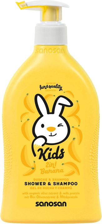 Image du produit Sanosan 2in1 douche & shampooing banane