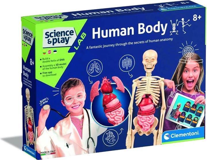 Actual product image Clementoni TOY CREATIVE SET HUMAN BODY 50923