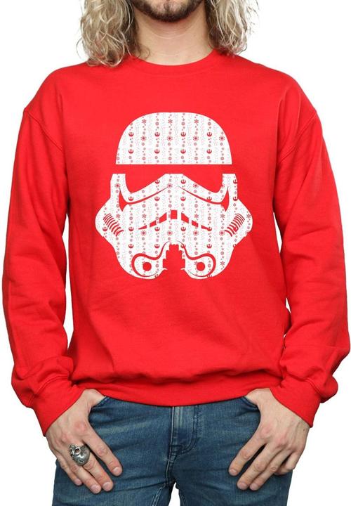 Immagine prodotto Star Wars Christmas Stormtrooper Helmet Felpa Uomo (XL)