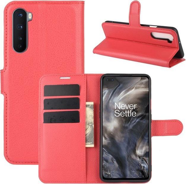 Productafbeelding MU Classic Litchi Leren Boekomslag Serie (OnePlus Noord)