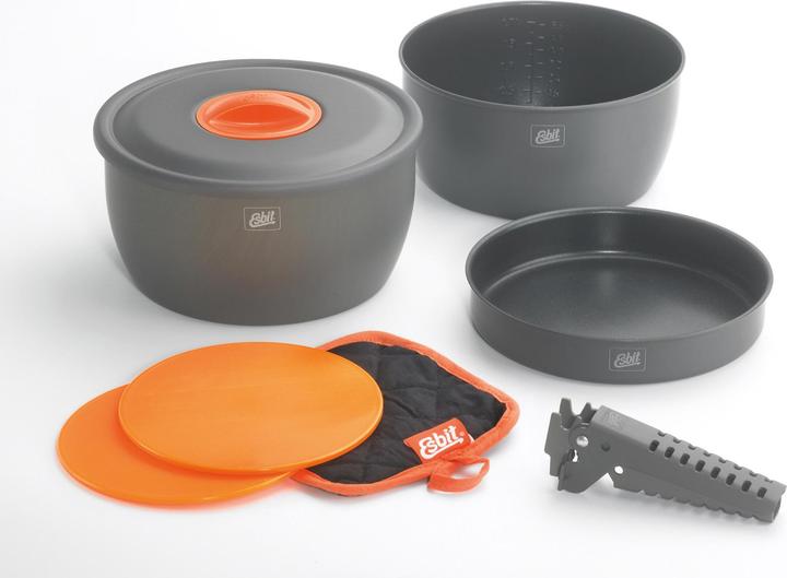 Immagine prodotto Esbit CW2500NS Set di cottura in alluminio antiaderente