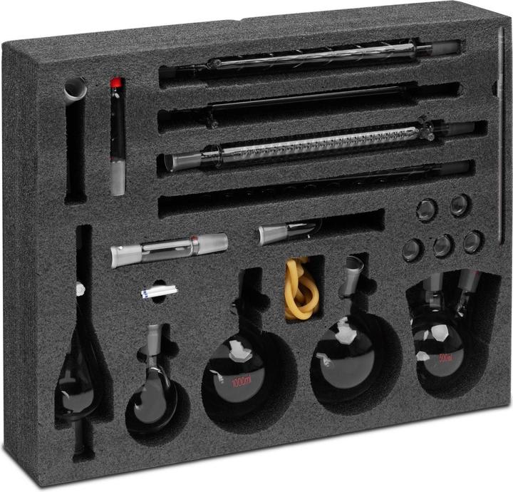 Actual product image Steinberg Laboratory Glassware - distillation - 32-piece set - standard joint: 24/40