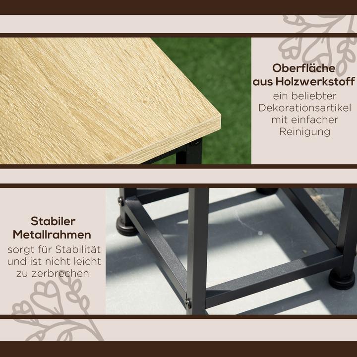 Produktbild Outsunny Pflanzenständer-Set mit Stahlrahmen