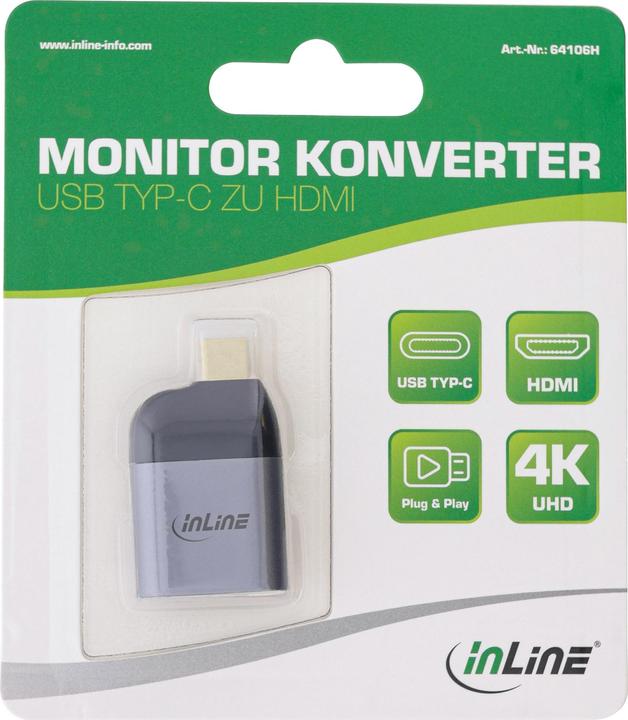 Image du produit InLine Adaptateur vidéo (USB-C)