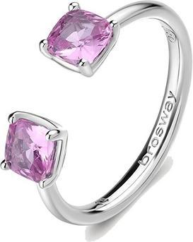 Produktbild Brosway Fancy Vibrant Pink FVP11 Open Silver Ring - Circuit: L (56-59mm) (56, 57, 58, 59)