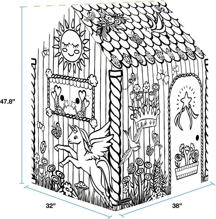 Immagine prodotto Fellowes Casa da gioco Unicorno da colorare
