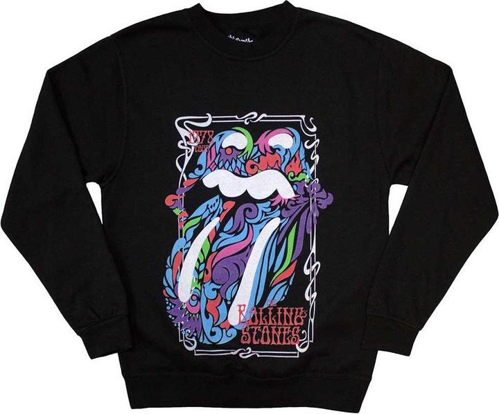 Immagine prodotto The Rolling Stones Colour Swirls Felpa Adulto Unisex (M)