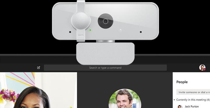 Actual product image Lenovo 310 FHD Webcam White (P) (1080 Mpx)