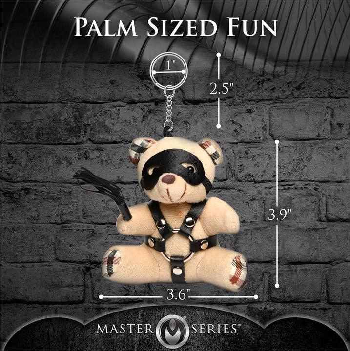 Produktbild Master Series Geknebelter Teddybär Schlüsselanhänger