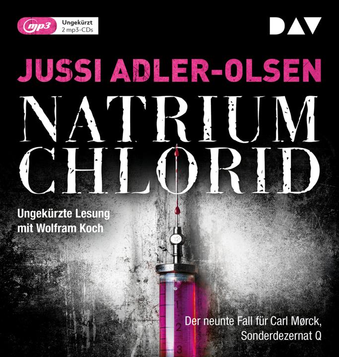 Actual product image SODIUM CHLORIDE. The ninth case for Carl Mørck, Special Department Q (Jussi Eagle-Olsen, Tungsten Cook, Hannes Thiess, German)