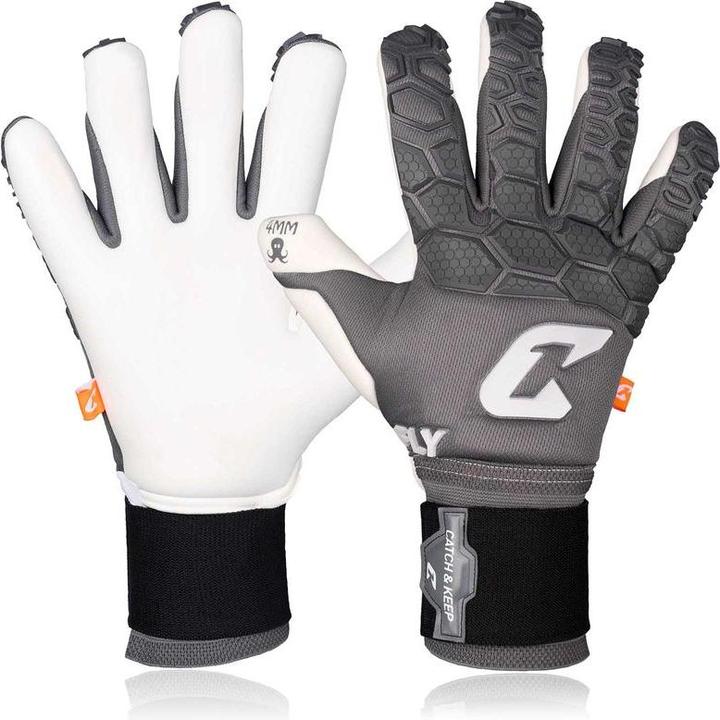 Image du produit Catch & Keep Gants de football Fly Grey Soul Gr. 8 Gris Gardien de but Gants de gardien de but (8)