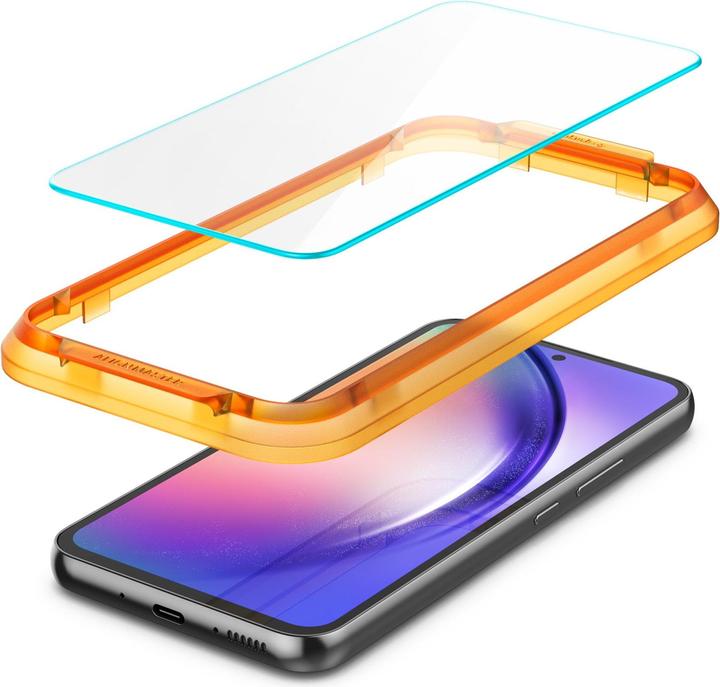 Produktbild Spigen Gehärtetes Glas Alm Glas.Tr 2er-Pack Galaxy A54 5g Klar (1 Stück, Samsung Galaxy A54 5G)