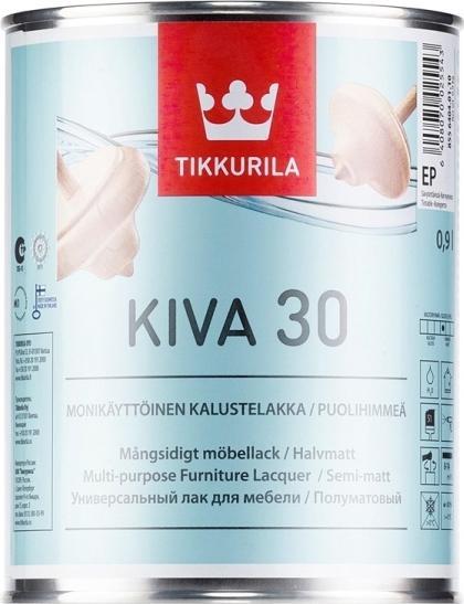 Produktbild Tikkurila FURNITURE VARNISH KIVA 30 0.9 L (900 ml)