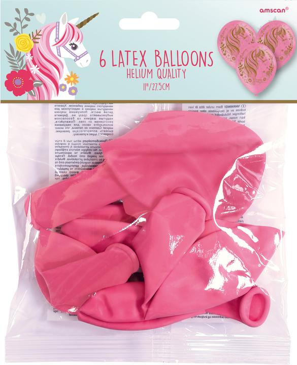 Immagine prodotto Amscan Palloncini Anniversaire Licorne Rose